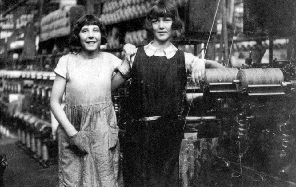 Two 14-year old mill-workers