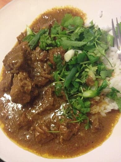 Beef rendang